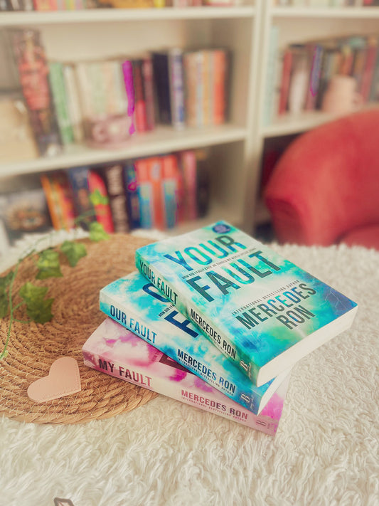 Culpable Series 3 Books Set by Mercedes Ron - My Fault, Your Fault, Our Fault