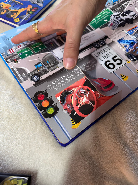Learn About Trucks and Other things that go - Lift the Flap Activity Kids Books - Childrens Books, Toddler Books