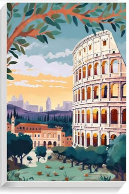 Framed Paint by Numbers Kit | Rome