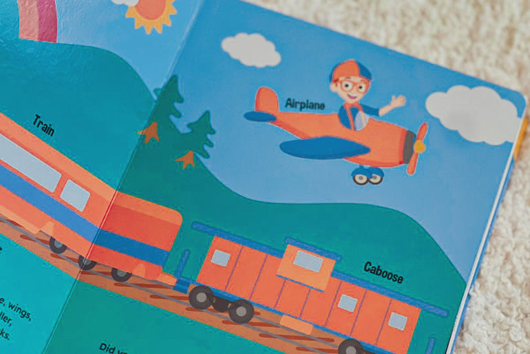 Blippi Book with Toys & Playing Mat