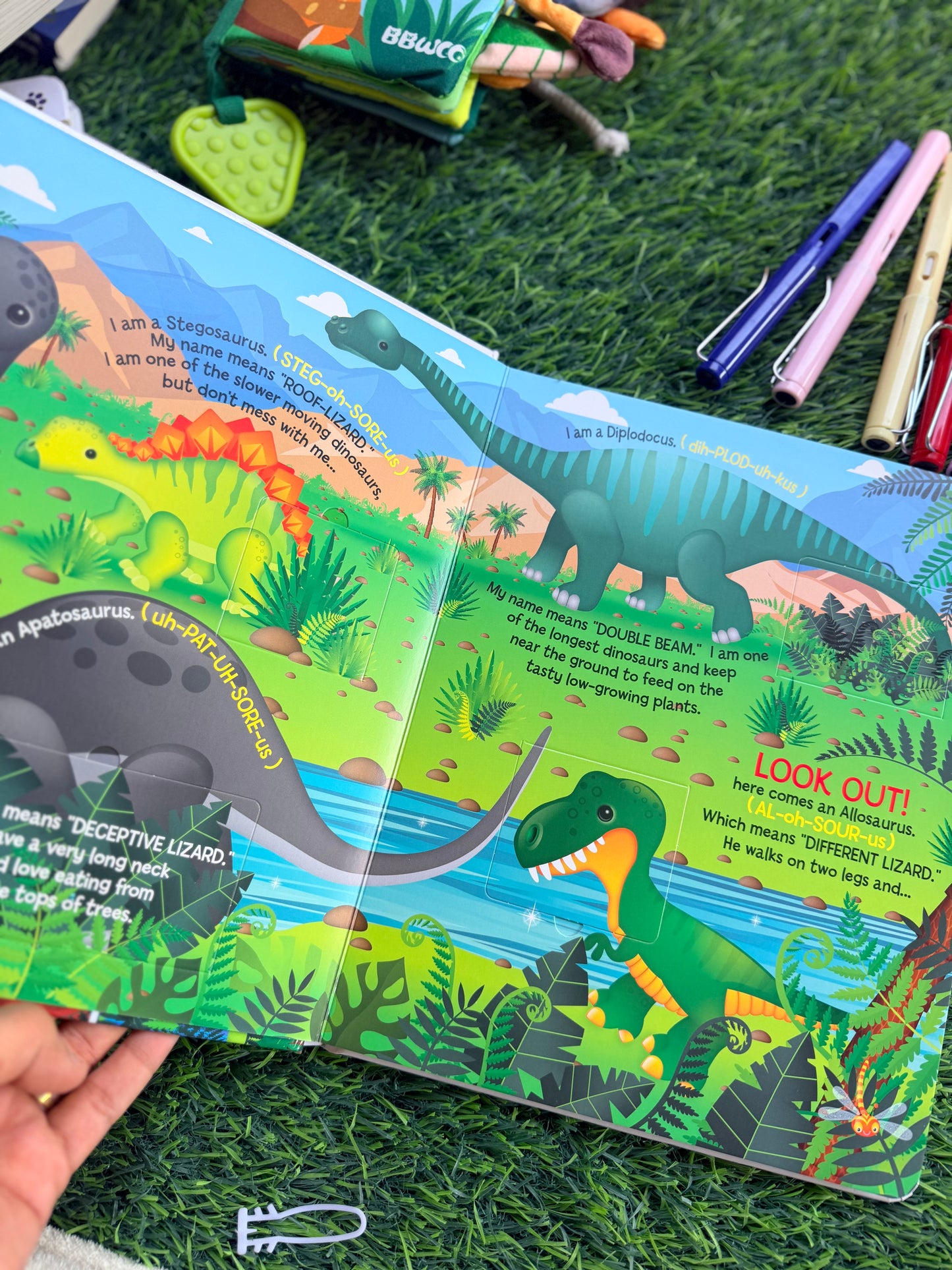 Learn About Dinosaurs - Lift the Flap Activity Kids Books - Childrens Books, Toddler Books