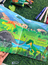 Learn About Dinosaurs - Lift the Flap Activity Kids Books - Childrens Books, Toddler Books
