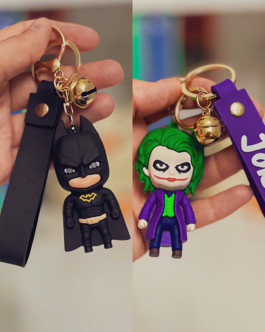 Batman / Joker Keychains