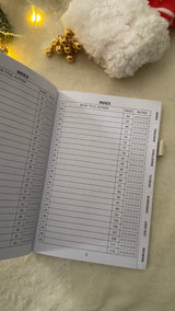 Reading Journal for Book Lovers - 75 Book Journal Reading Log for Book Tracking, A5 Linen Book
