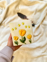 Ceramic Book Vase Tulip Pencil & Pen Holder