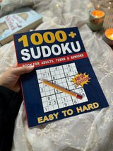 1000+ Sudoku Puzzles for Adults: from Easy to Hard for adults.