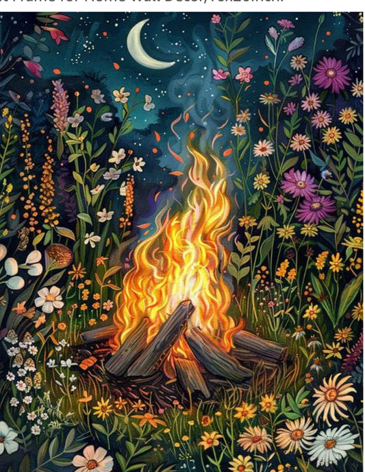 Paint by Numbers Kit - Bonfire