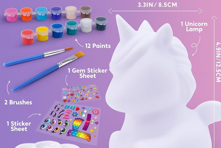 Paint Your Own Unicorn Lamp