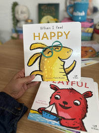 First Behaviors Book for kids (When I Am Calm / Curious / Playful / Happy )
