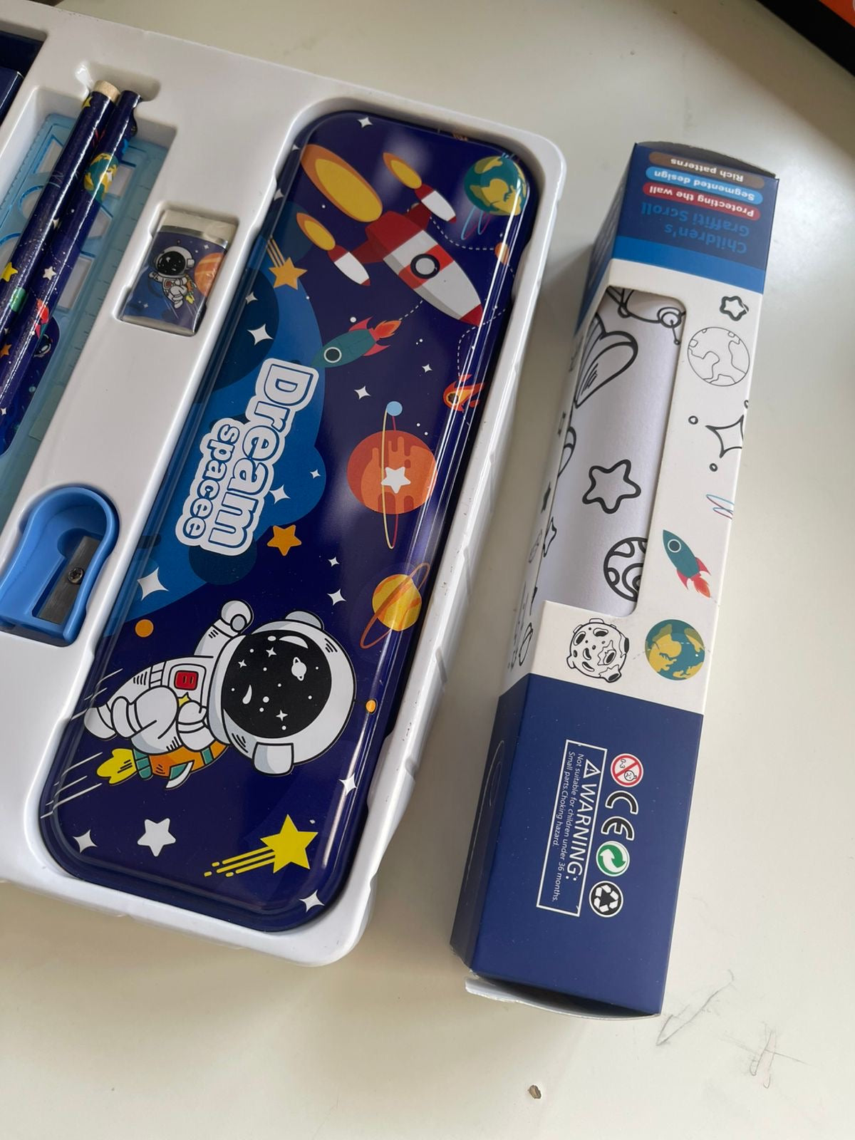 Coloring Book Stationary Set - Dream Space for boys