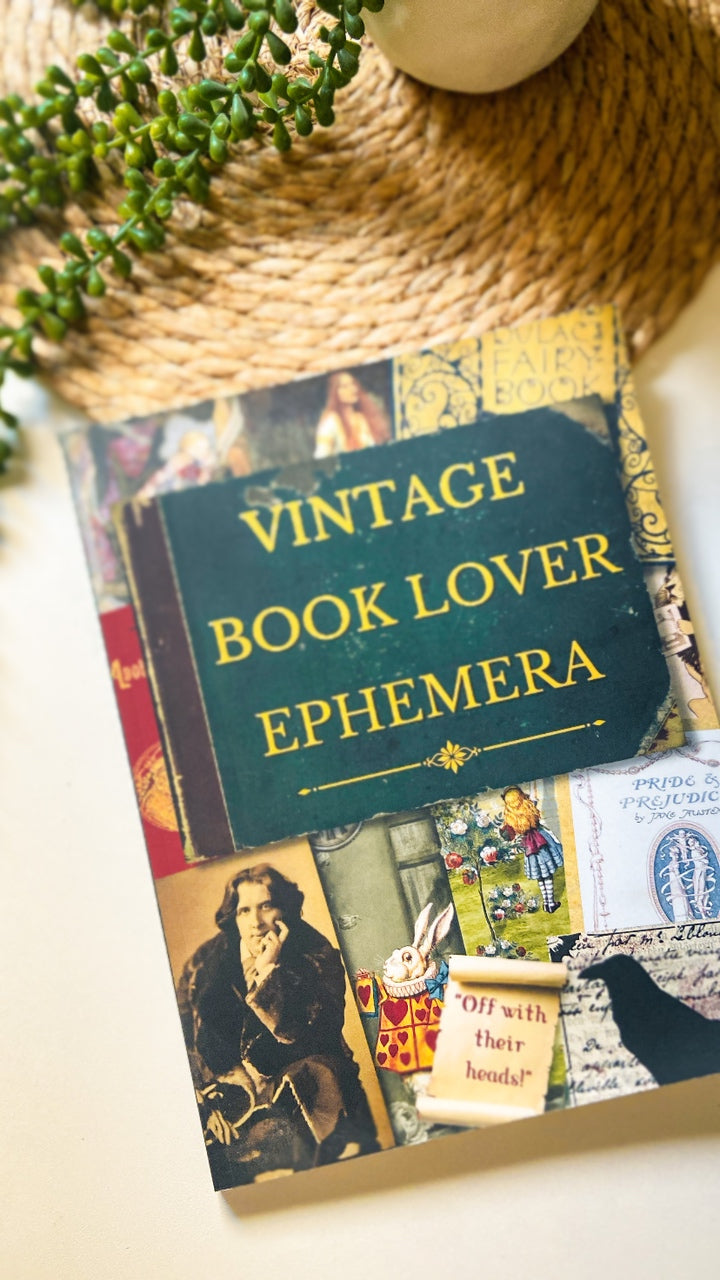 Vintage Book Lover Ephemera