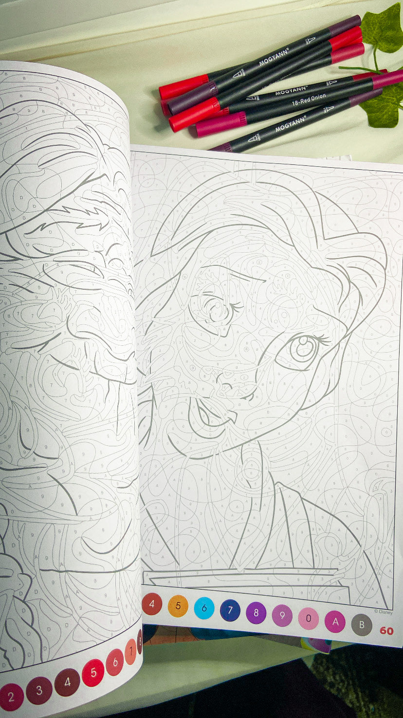 Disney Mystery Coloring Book