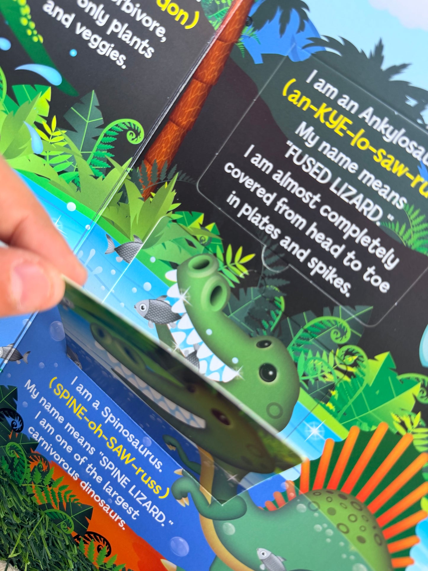 Learn About Dinosaurs - Lift the Flap Activity Kids Books - Childrens Books, Toddler Books
