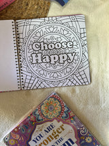 Coloring Book for Adults 30 Pages Inspirational Quotes, Relax and Relieve Anxiety