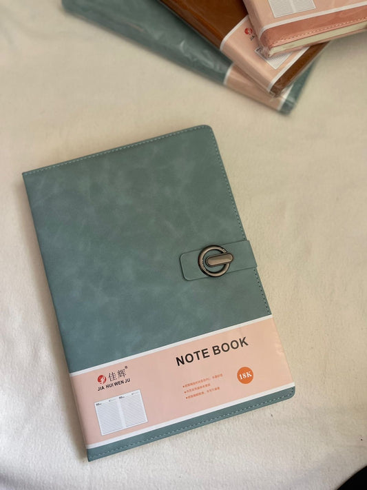 Classic PU Leather Journal – Magnetic Clip، Ruled and dated