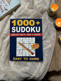 1000+ Sudoku Puzzles for Adults: from Easy to Hard for adults.