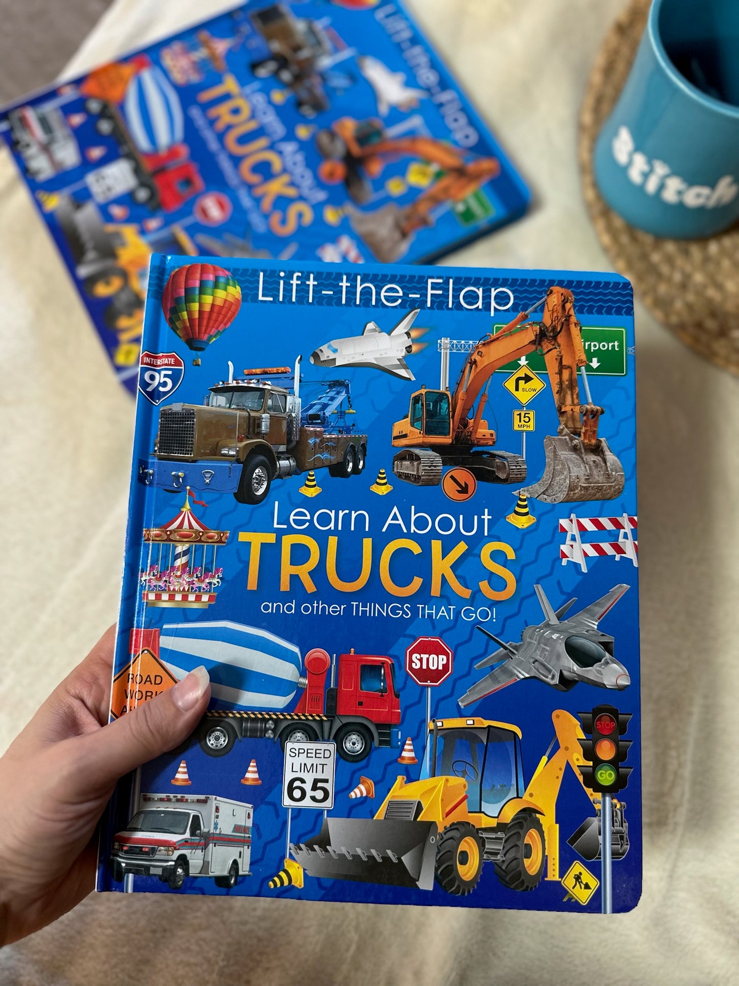 Learn About Trucks and Other things that go - Lift the Flap Activity Kids Books - Childrens Books, Toddler Books