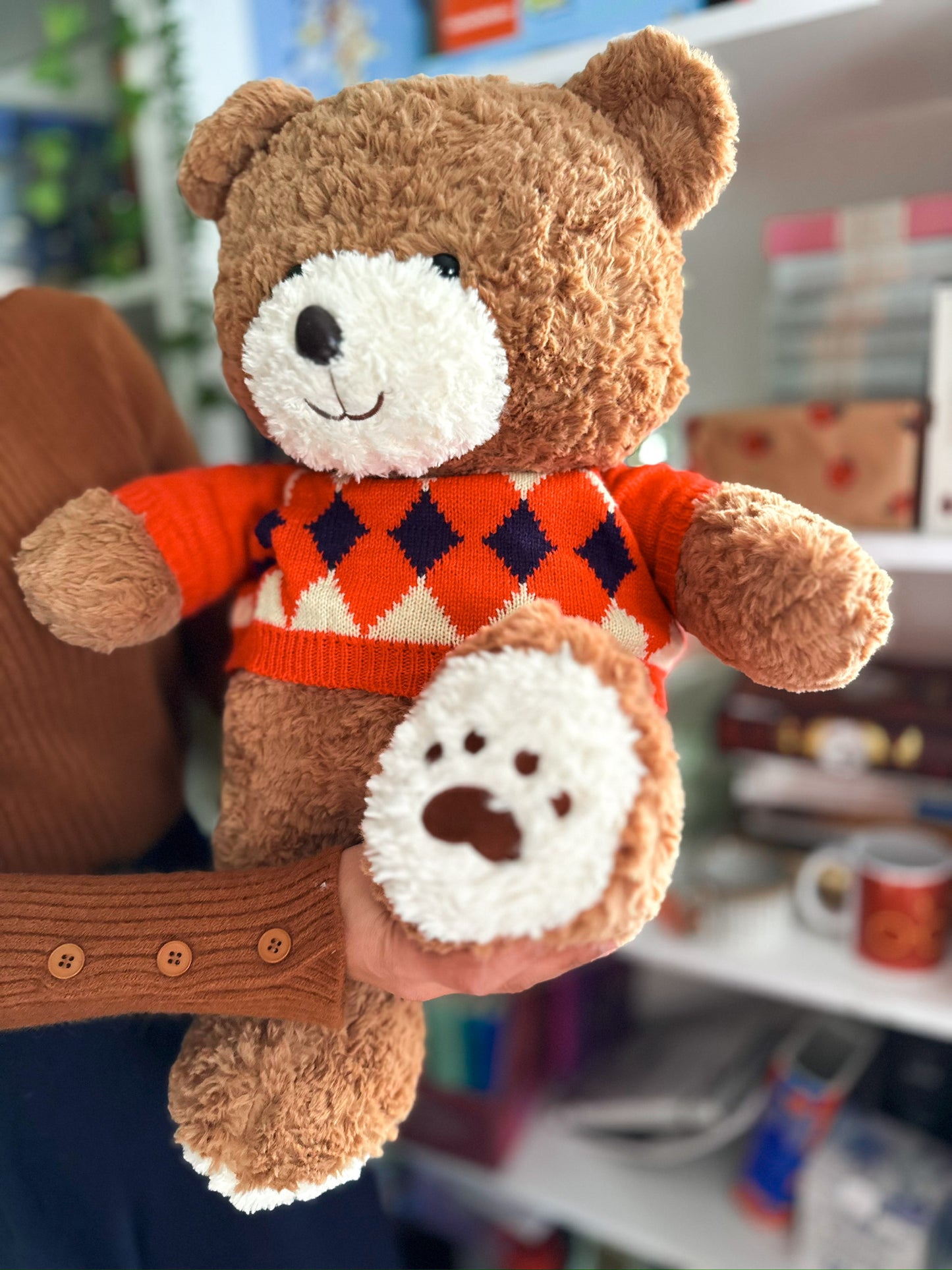 Large Teddy Bear Plush Toy - Ultra Soft & Cute Large Stuffed Animal