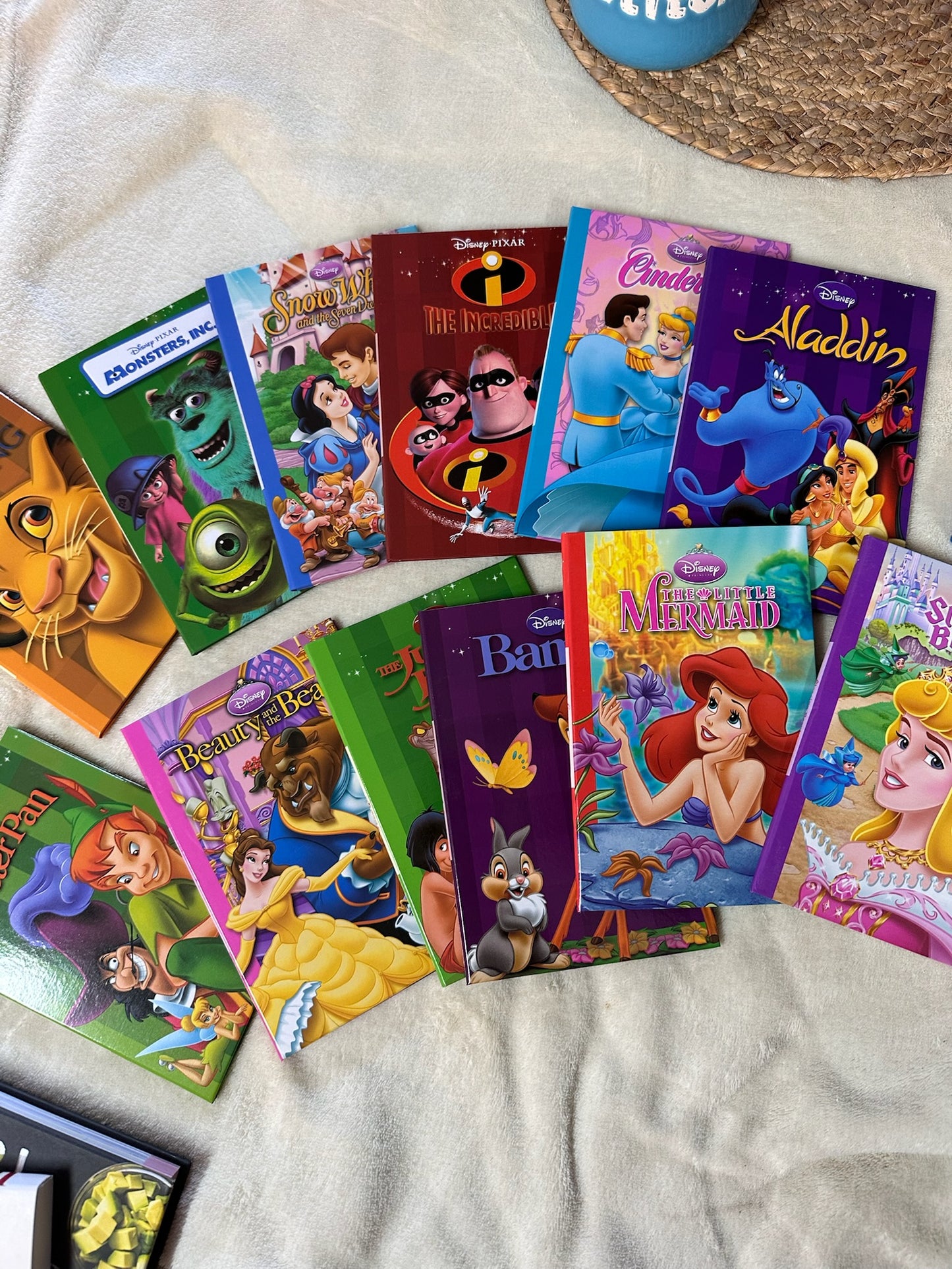 Disney Mini Storybook Library , 12 Book set