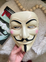 V for Vendetta Book comic & Mask Set