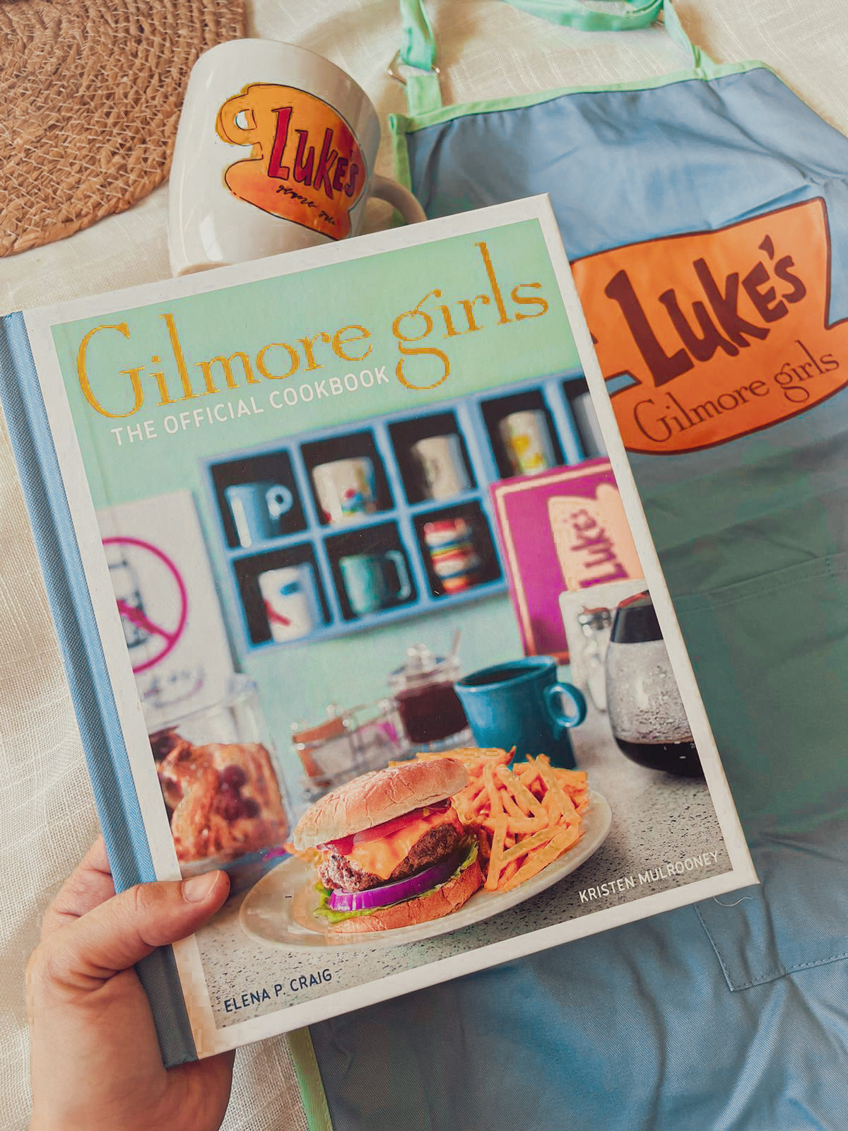 Gilmore Girls Cookbook + Apron Gift Set