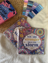 Coloring Book for Adults 30 Pages Inspirational Quotes, Relax and Relieve Anxiety