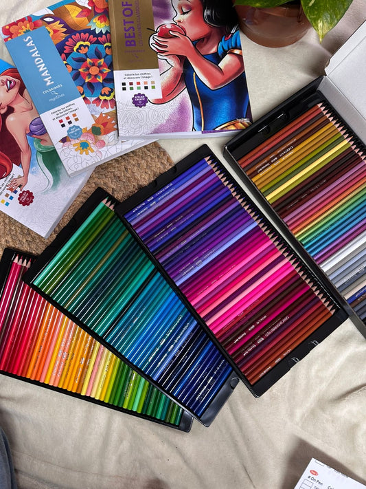 172 Colored Pencils for Adult Coloring Books