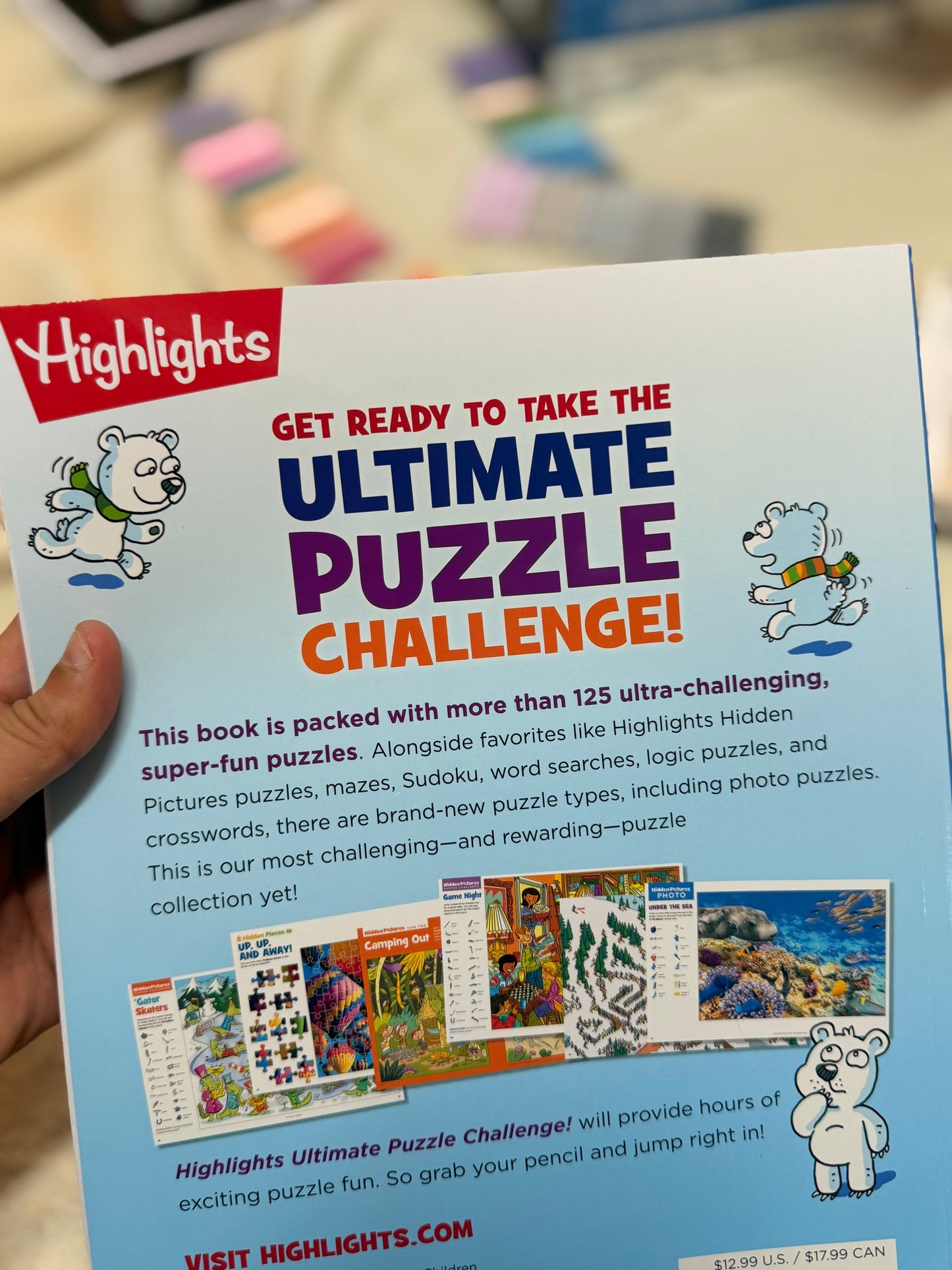 Ultimate Puzzle Challenge!: 125+ Brain Games for Kids, Mazes, Brain Teasers, Word Searches, Crossword Puzzles, Sudoku, Logic Puzzles and More, Kids Activity Book