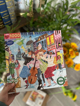 1000 Piece Puzzle - Music in Montreal Jigsaw Puzzle with Recycled Board & Vegetable-Based Ink