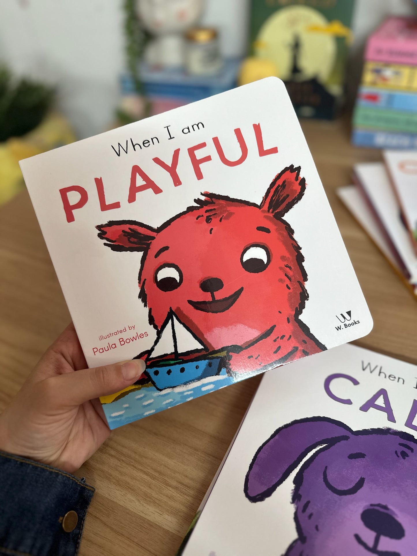 First Behaviors Book for kids (When I Am Calm / Curious / Playful / Happy )