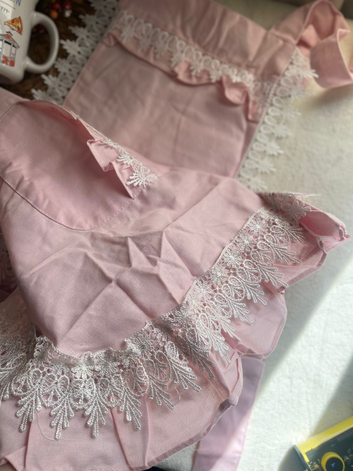 Cute pink Apron for cooking (Vintage Style)