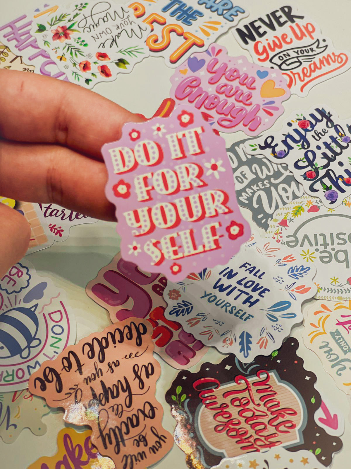 Motivational Stickers (10 Pcs)