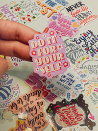 Motivational Stickers (10 Pcs)