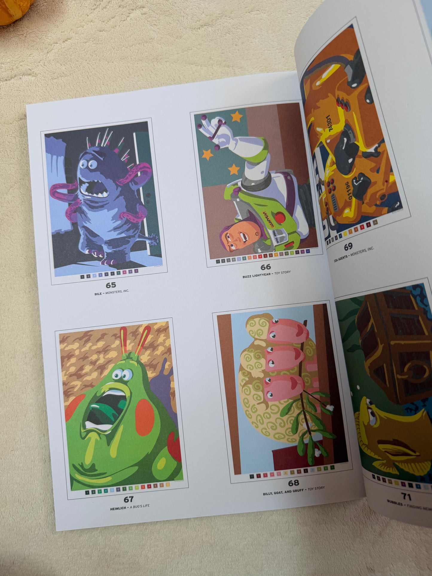 Disney Mystery Coloring: Pixar: A Color by Number Book