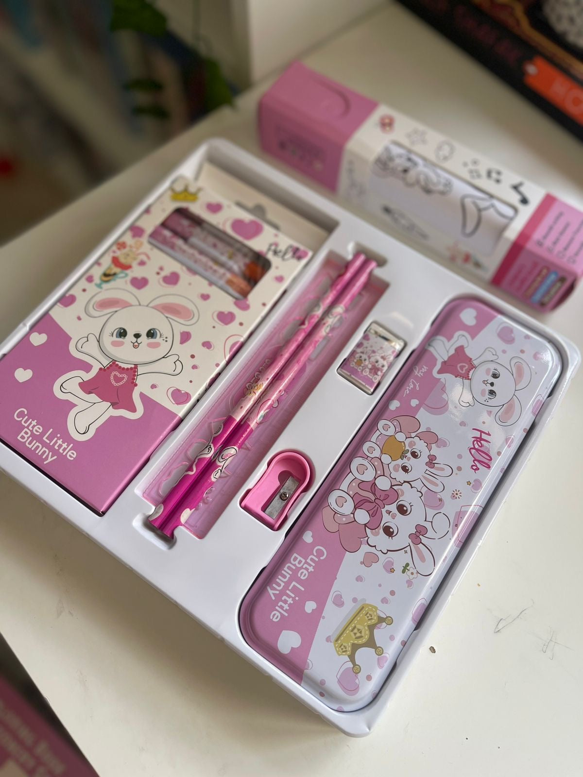 Coloring Book Stationary Set - Cute Bunny for girls