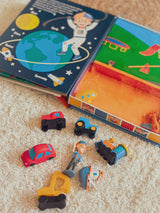 My busy book Blippi Book with Toys & Playing Mat