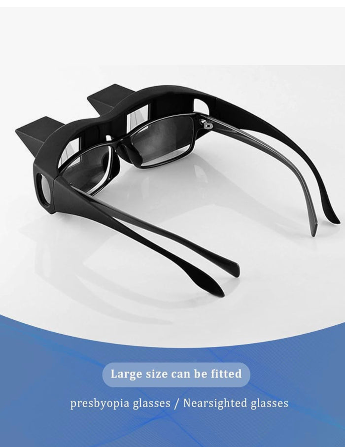 Lazy Glasses for Reading in Bed, 90 Degree Prism Glasses