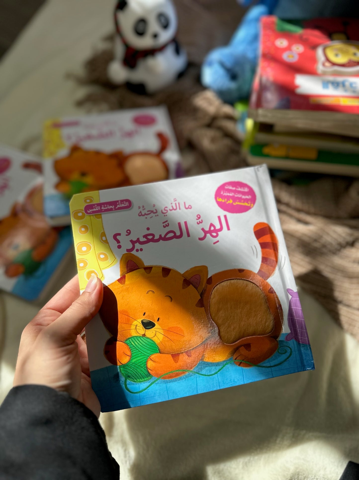 ما الذي يحبه البطة الصغيرة ؛ التعلم بحاسة اللمس