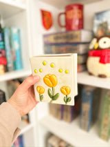 Ceramic Book Vase Tulip Pencil & Pen Holder