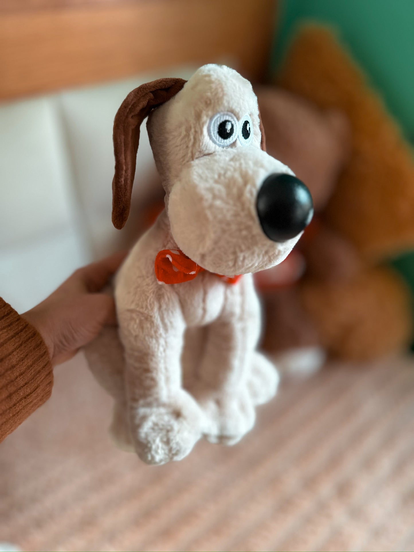 Medium size, Dog Stuffed Animal, Fluffy