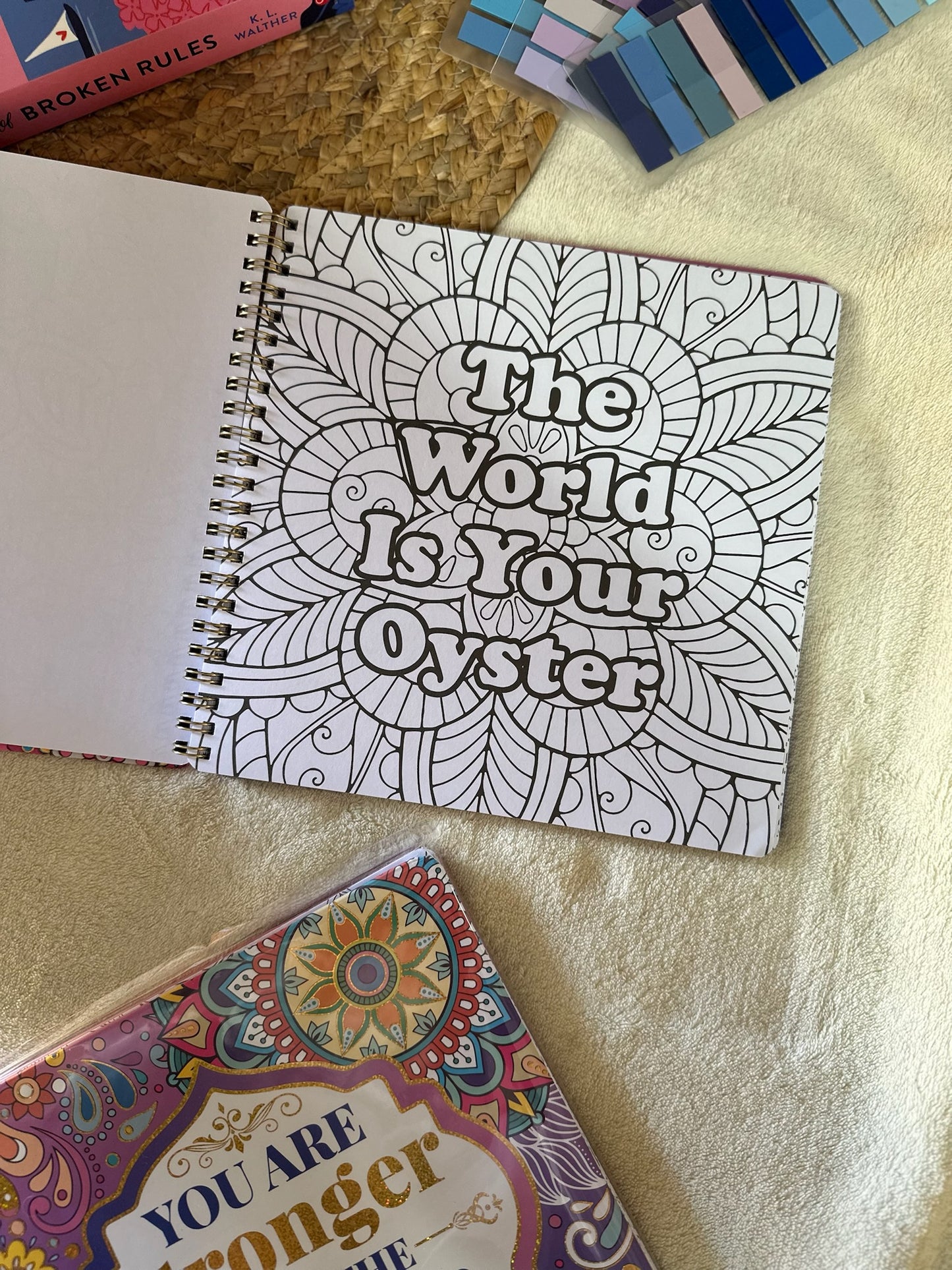 Coloring Book for Adults 30 Pages Inspirational Quotes, Relax and Relieve Anxiety