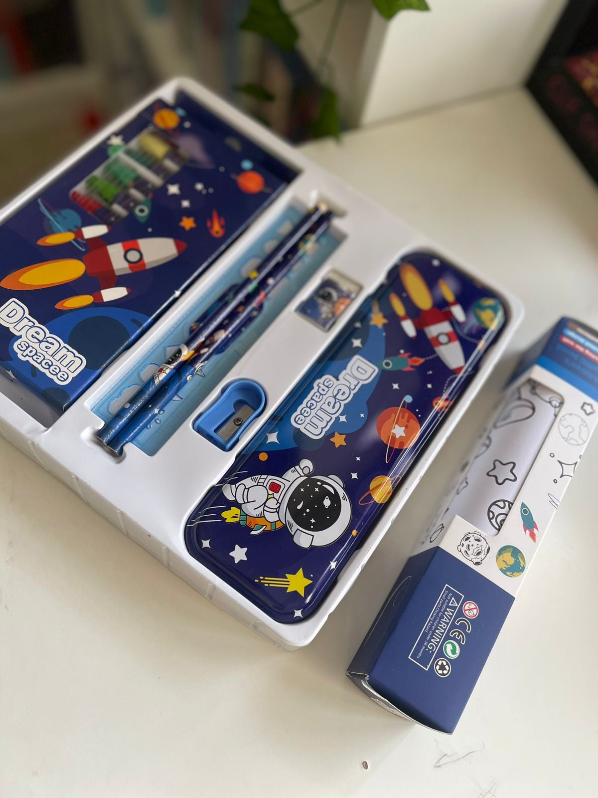 Coloring Book Stationary Set - Dream Space for boys