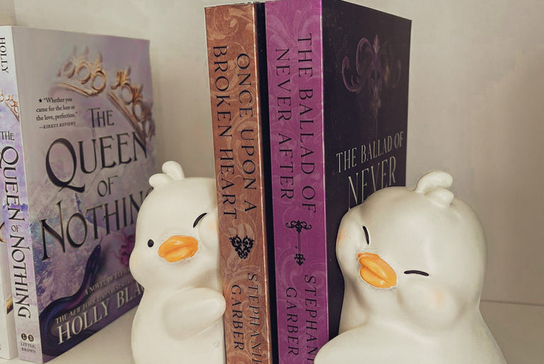 Hug Duck Bookends decor for Books