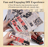 Harry Potter Hogwarts Express Book Nook Kit – DIY 3D Wooden Puzzle with LED Lights