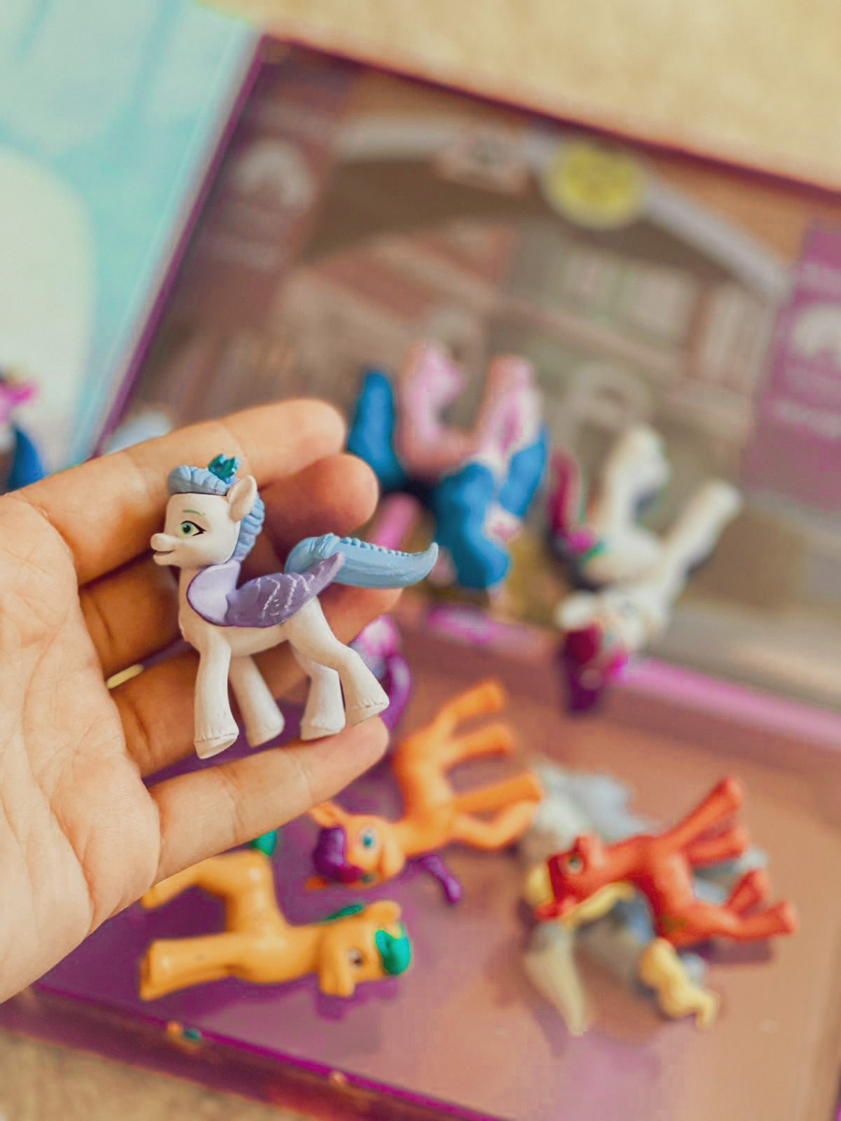 My Little Pony Book with Toys & Playing Mat