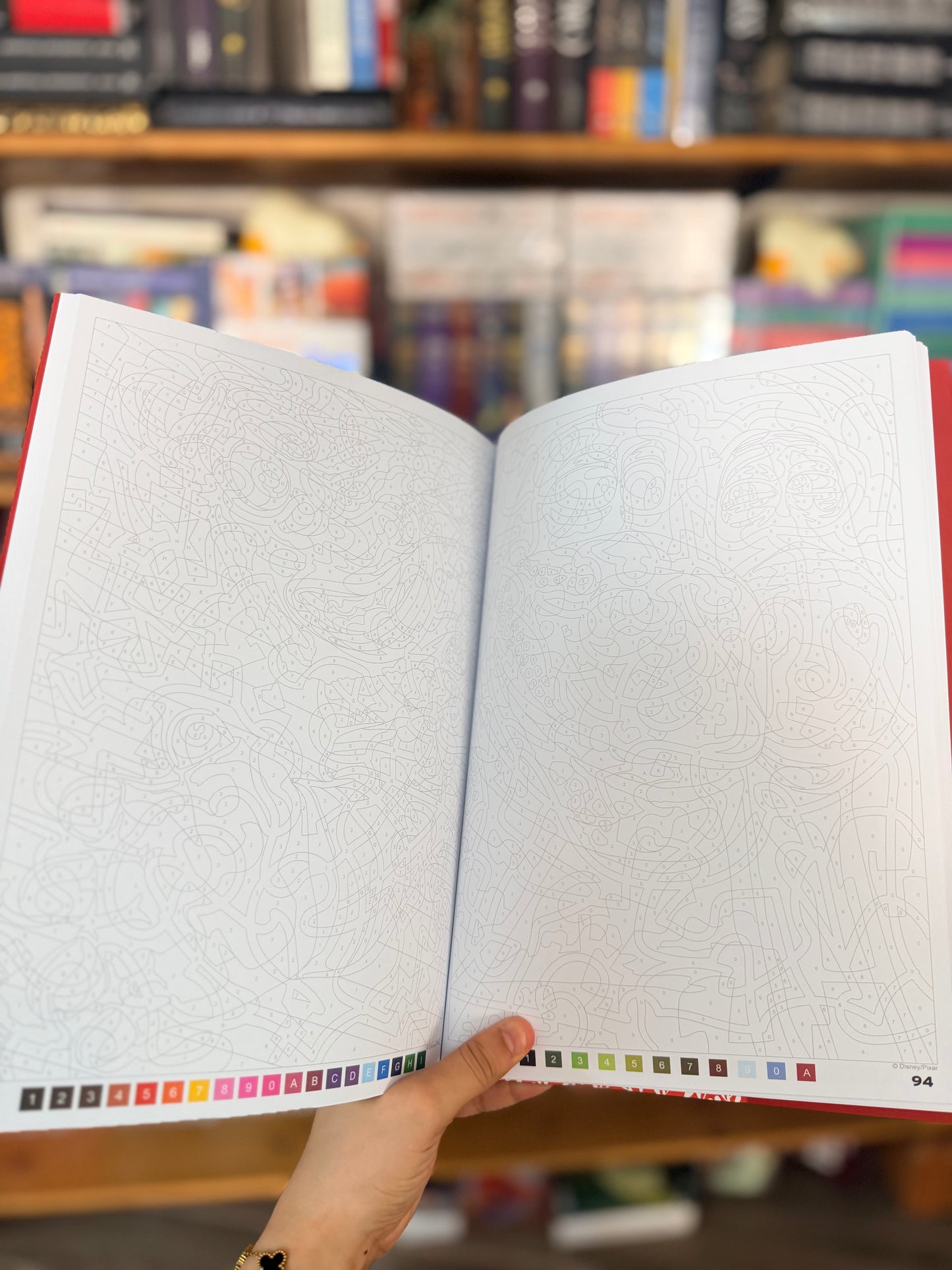 Disney Mystery Coloring: Pixar: A Color by Number Book