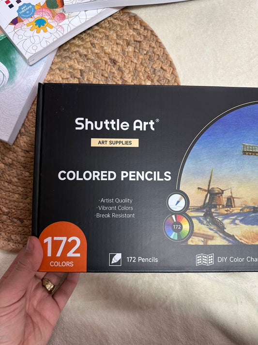 172 Colored Pencils for Adult Coloring Books