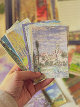 480Pcs Vintage Van Gogh Oil Painting Aesthetic Scrapbook Kit for Bullet Junk Journal