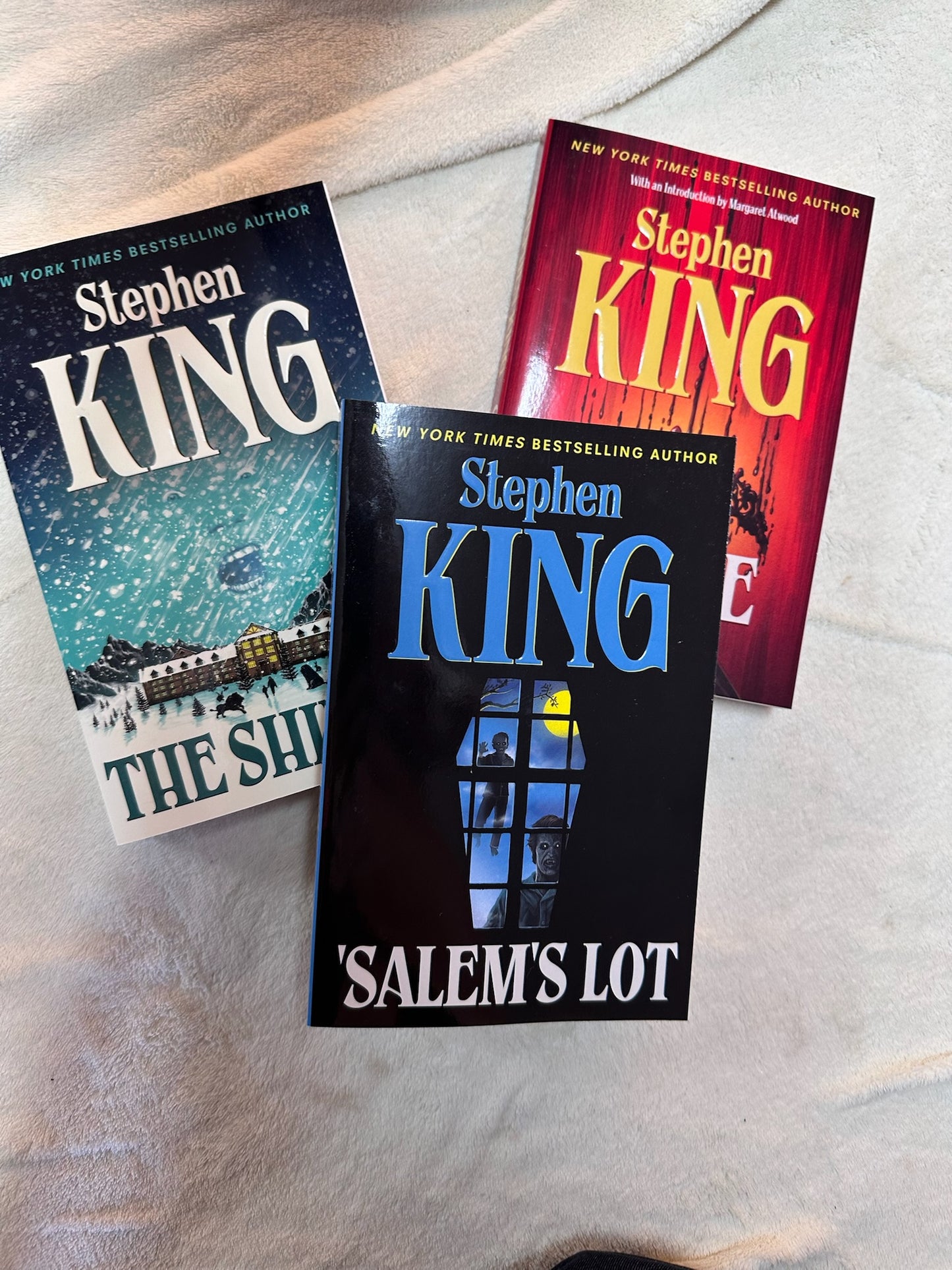 Stephen King Books, Salem’s Lot, Carrie ,The Shining