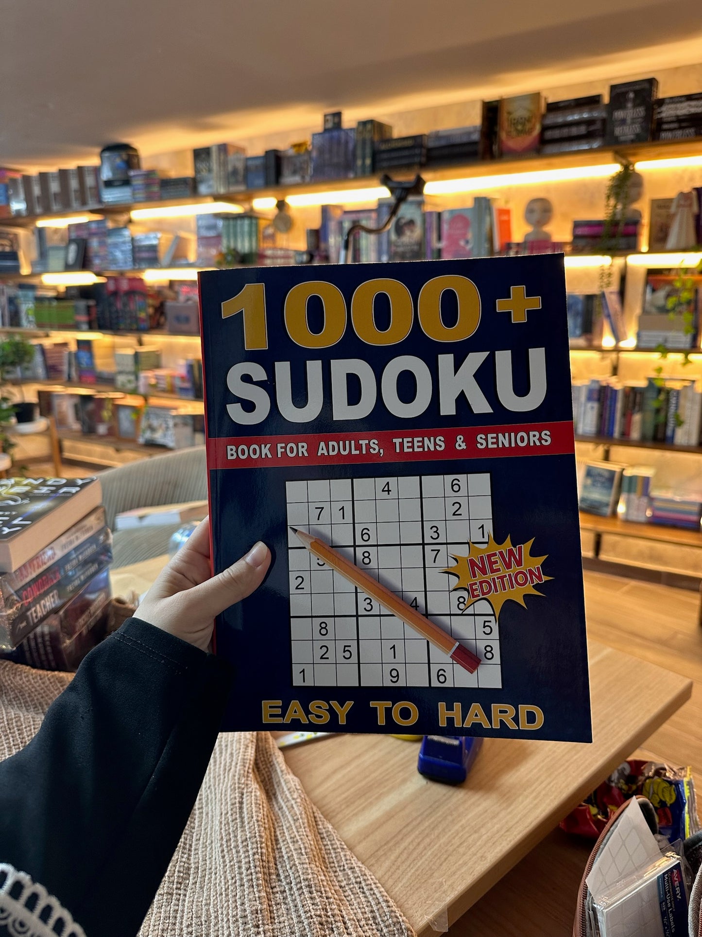 1000+ Sudoku Puzzles for Adults: A Book With More Than 1000 Sudoku Puzzles from Easy to Hard for adults.
